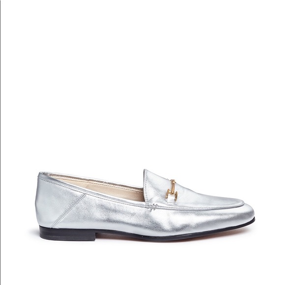 sam edelman silver loafers